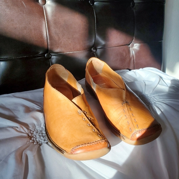 Heyraud Paris RARE Leather Artisan Loafers Slip On - Picture 14 of 14